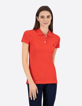 Playera tipo polo Nautica para mujer