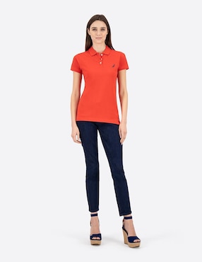 Playera tipo polo Nautica para mujer