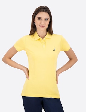 Playera tipo polo Nautica para mujer