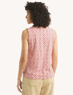 Blusa Nautica sin manga para mujer