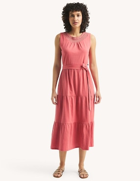 Vestido midi casual Nautica para mujer