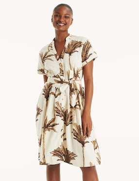 Vestido a la rodilla casual Nautica para mujer