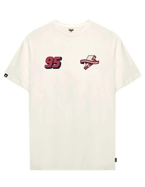 Playera manga corta Disney Cars cuello redondo para mujer