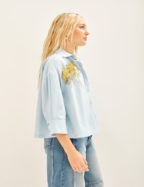 Blusa Rapsodia manga 3/4 para mujer