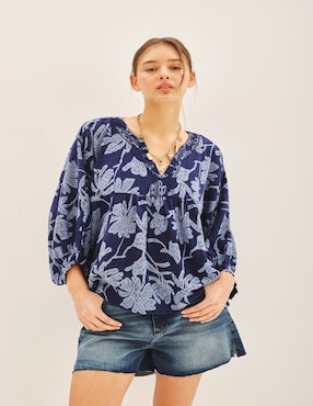Blusa Rapsodia manga 3/4 para mujer