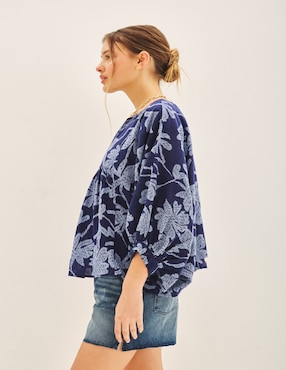Blusa Rapsodia manga 3/4 para mujer
