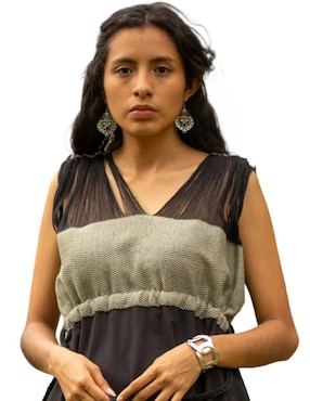Vestido midi casual Textil Vivo Manuela para mujer