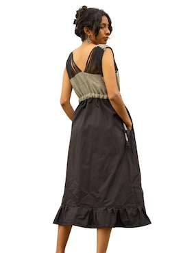Vestido midi casual Textil Vivo Manuela para mujer