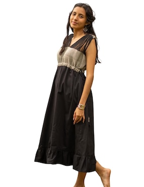Vestido midi casual Textil Vivo Manuela para mujer