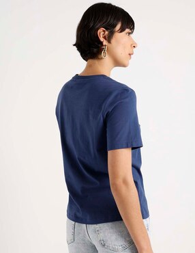 Playera manga corta Scotch & Soda cuello redondo para mujer