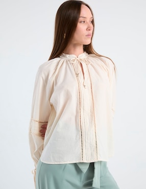 Blusa Scotch & Soda manga larga para mujer