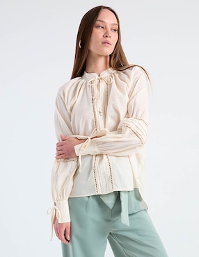 Blusa Scotch & Soda manga larga para mujer