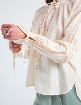 Blusa Scotch & Soda manga larga para mujer