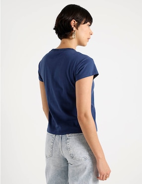 Playera manga corta Scotch & Soda cuello redondo para mujer