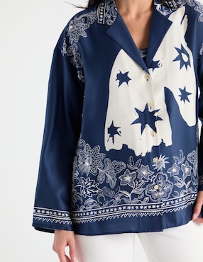 Sobrecamisa Scotch & Soda manga larga para mujer