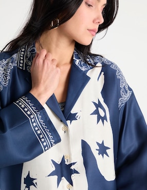 Sobrecamisa Scotch & Soda manga larga para mujer