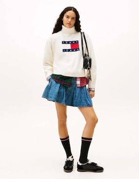 Suéter Tommy Jeans cuello alto para mujer
