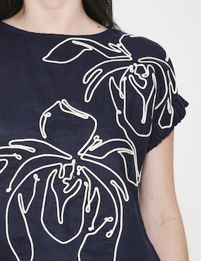 Blusa Padova manga corta para mujer