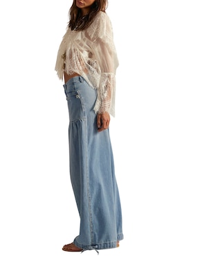 Jeans relaxed amplio cintura media Free People para mujer