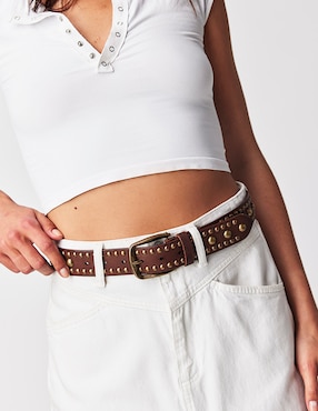 Cinturón Free People de piel para mujer