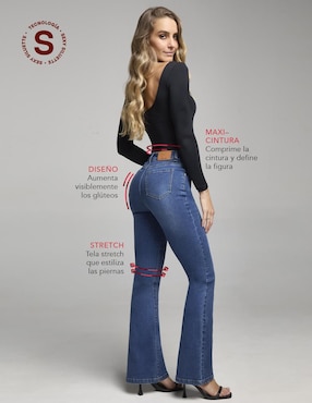 Jeans flare cintura alta Seven Jeans para mujer