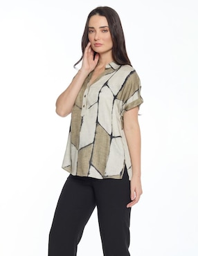Blusa Foley's manga corta para mujer