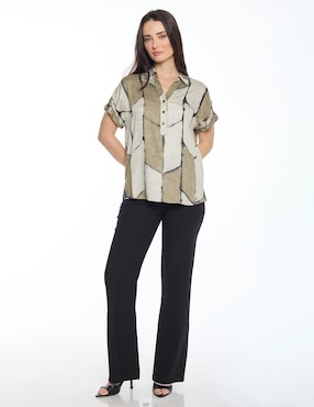 Blusa Foley's manga corta para mujer