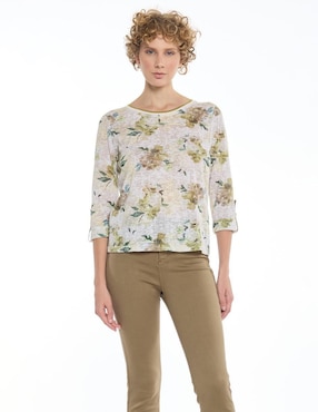 Blusa Foley's manga 3/4 para mujer