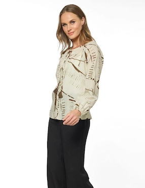 Blusa Foley's manga larga para mujer