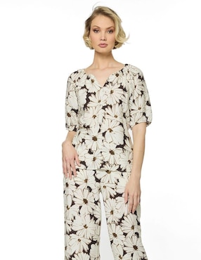 Blusa Foley's manga corta para mujer