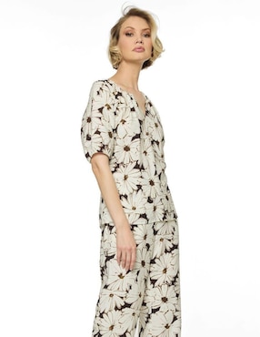 Blusa Foley's manga corta para mujer