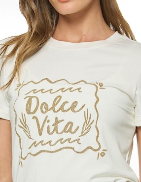 Blusa Foley's manga corta para mujer