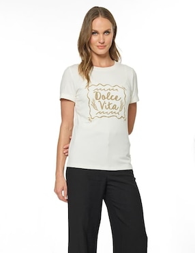 Blusa Foley's manga corta para mujer