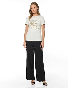 Blusa Foley's manga corta para mujer