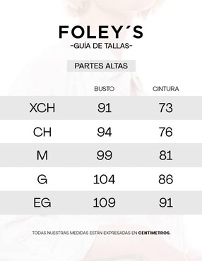 Blusa Foley's manga corta para mujer