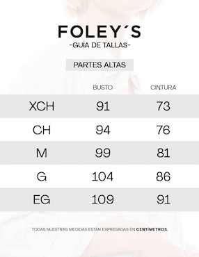 Blusa Foley's manga corta para mujer