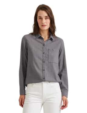 Camisa Eddie Bauer manga larga para mujer