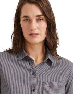 Camisa Eddie Bauer manga larga para mujer