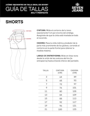 Short Seven Jeans para mujer