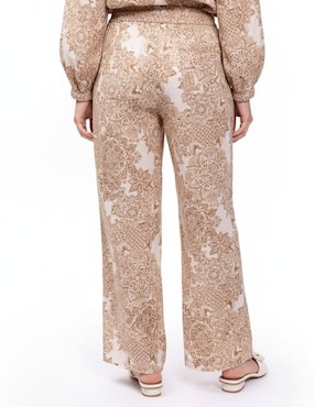 Pantalón relaxed Nautica wide leg para mujer
