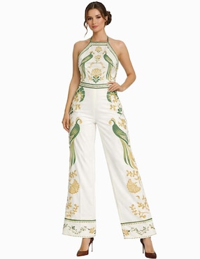 Jumpsuit Forever Ch de algodón estampado floral para mujer