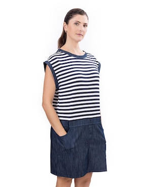 Vestido a la rodilla casual Nautica para mujer