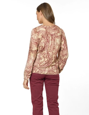 Blusa Foley's manga larga para mujer