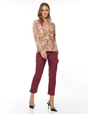 Blusa Foley's manga larga para mujer