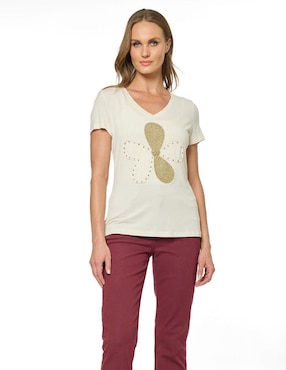 Blusa Foley's manga corta para mujer