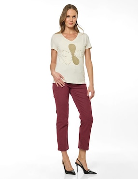 Blusa Foley's manga corta para mujer