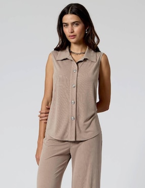 Blusa Criteria sin manga para mujer