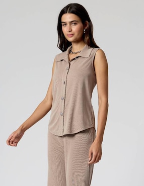 Blusa Criteria sin manga para mujer