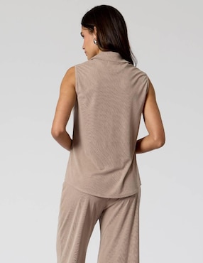 Blusa Criteria sin manga para mujer