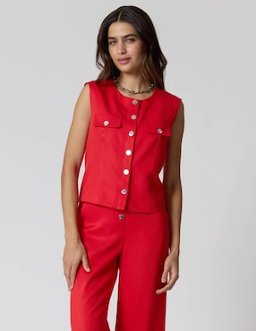 Blusa Criteria sin manga para mujer